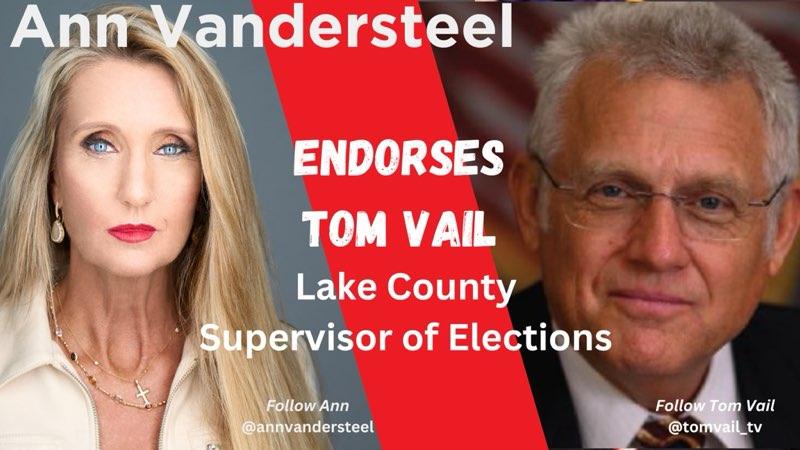 Ann Vandersteel endorsement graphic Seth Keshel portrait